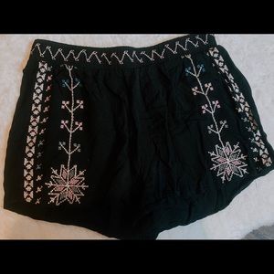 Embroidered Shorts